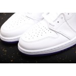 Air Jordan 1 Wit Paars