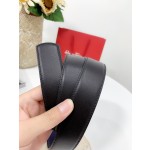 FERRAGAMO full grain soft calfskin with bottom leather imported from Italy