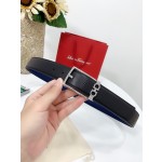 FERRAGAMO full grain soft calfskin with bottom leather imported from Italy