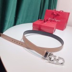 FERRAGAMO double-sided top layer leather belt