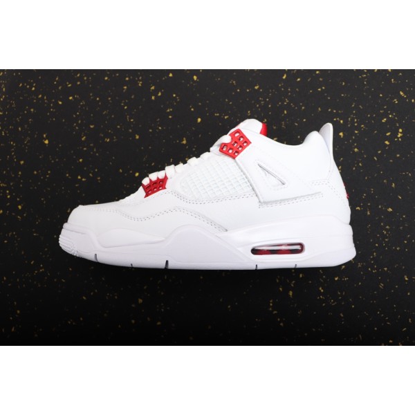 Air Jordan 4 Wit Rood