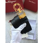 FERRAGAMO Gancini belt made of natural grain cowhide