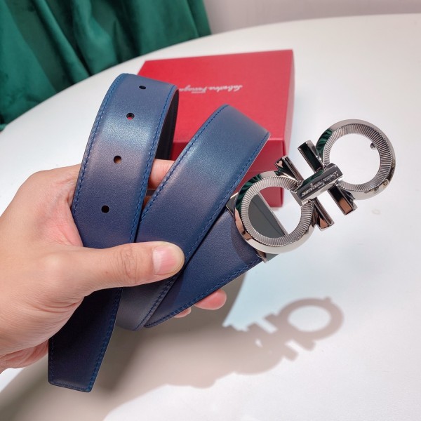 FERRAGAMO double-sided imported cowhide