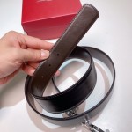 FERRAGAMO double-sided imported cowhide