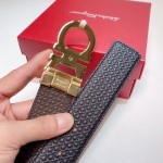 FERRAGAMO double-sided imported cowhide