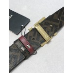 FENDI original water drop pattern double color rivet buckle
