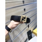 FENDI original water drop pattern double color rivet buckle