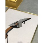 FENDI original water drop pattern double color rivet buckle