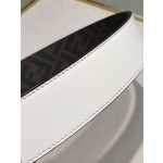 FENDI original water drop pattern double color rivet buckle