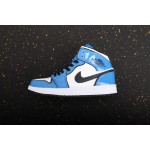 Air Jordan 1 Mid Blue & White