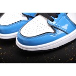 Air Jordan 1 Mid Blue & White