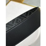 FENDI original water drop pattern double color rivet buckle