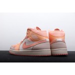 Air Jordan 1 Mid 橙粉拼接