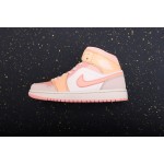 Air Jordan 1 Mid 橙粉拼接
