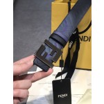 FENDI original water drop pattern double color rivet buckle