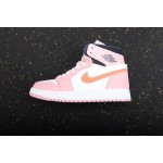 Air Jordan 1 macaroon pink and yellow