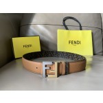 FENDI men's casual reversible belt