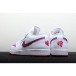 Air Jordan 1 Low White Pink Valentine's Day
