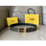 FENDI men's casual reversible belt