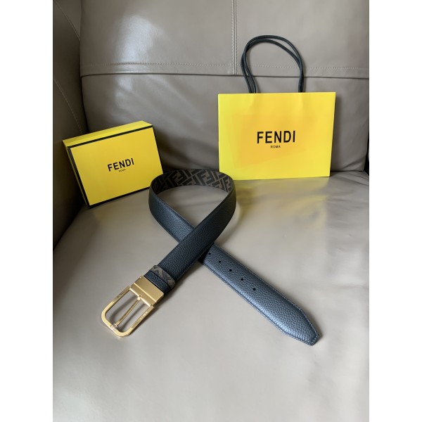 FENDI men's casual reversible belt
