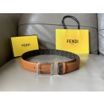 FENDI men's casual reversible belt