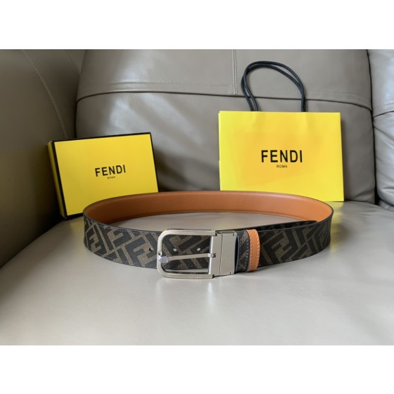 FENDI men's casual reversible belt