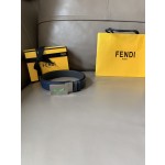 FENDI casual reversible belt