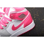 Air Jordan 1 Mid 中帮 白灰粉