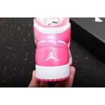 Air Jordan 1 Mid 中帮 白灰粉