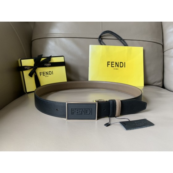 FENDI men's casual reversible belt