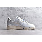 Air Force 1 '07 grey and white splash ink