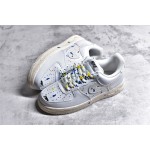 Air Force 1 '07 grey and white splash ink