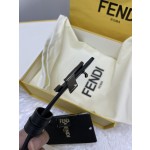 FENDI imported Italian calfskin 👍 Double-sided use with double F button buckle