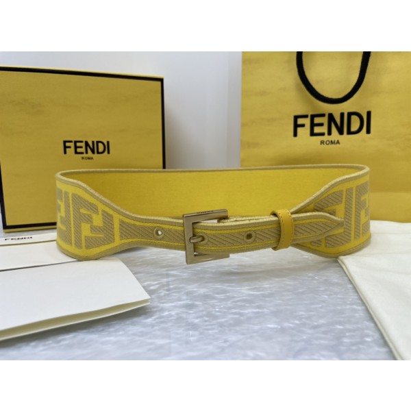 FENDI 新款刺绣🪡腰带 ✌️FF图案宽腰带