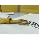 FENDI 新款刺绣🪡腰带 ✌️FF图案宽腰带