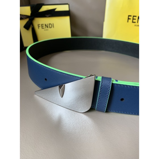 FENDI new embroidery    belt ✌️FF pattern wide belt