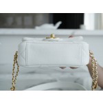 𝗖𝗛𝗔𝗘𝗡𝗟✦22A Advanced Handcraft Workshop Gold Coin Cover Bag Fang Fatty Genuine Leather