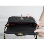 𝗖𝗛𝗔𝗘𝗡𝗟✦ 22A Advanced Handcraft Workshop Gold Coin Cover Bag Fang Fatty Genuine Leather