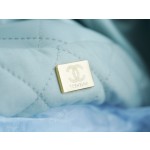 𝗖𝗛𝗔𝗘𝗡𝗟✦23C 22 handbag authentic tail leather haze blue medium