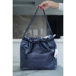 𝗖𝗛𝗔𝗘𝗡𝗟✦𝟐𝟐𝗣 Advanced Handbags 𝟐𝟐 Handbag Small Metallic Blue
