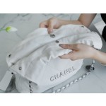 𝗖𝗛𝗔𝗘𝗡𝗟✦ 𝟐𝟐𝗣Spring/Summer New 𝟐𝟐Handbag Genuine Tail Leather Silver Small