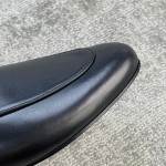 Gucci Super classic style Black calfskin horsebit slippers