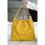 𝗖𝗛𝗔𝗘𝗡𝗟✦𝟐𝟐𝗣 Advanced Handcraft Workshop 𝟐𝟐 Handbag Medium Mango Yellow