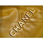 𝗖𝗛𝗔𝗘𝗡𝗟✦𝟐𝟐𝗣 Advanced Handcraft Workshop 𝟐𝟐 Handbag Medium Mango Yellow