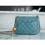 𝗖𝗛𝗔𝗘𝗡𝗟✦ Ball Fang Fatty Genuine Leather Lake Green