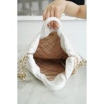 𝗖𝗛𝗔𝗘𝗡𝗟✦ 23P Spring Summer New Backpack Small Platinum➿