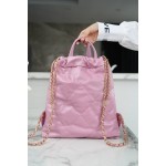 𝗖𝗛𝗔𝗘𝗡𝗟✦ 23P spring and summer new backpack small size pink➿