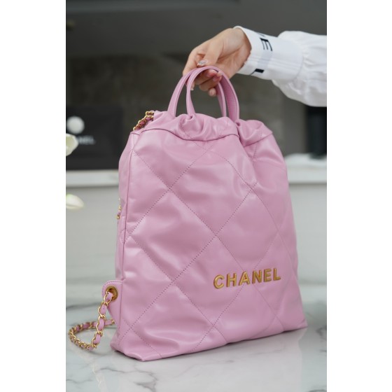 𝗖𝗛𝗔𝗘𝗡𝗟✦ 23P spring and summer new backpack small size pink➿