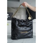 𝗖𝗛𝗔𝗘𝗡𝗟 ✦𝟐𝟐𝗣 spring and summer new 𝟐𝟐 handbag medium black➿