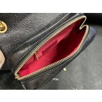 𝗖𝗛𝗔𝗘𝗡𝗟✦ 22P Retro Black Backpack Genuine Leather